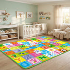 Colorful Alphabet Kids Play Mat with Soft Educational Padding