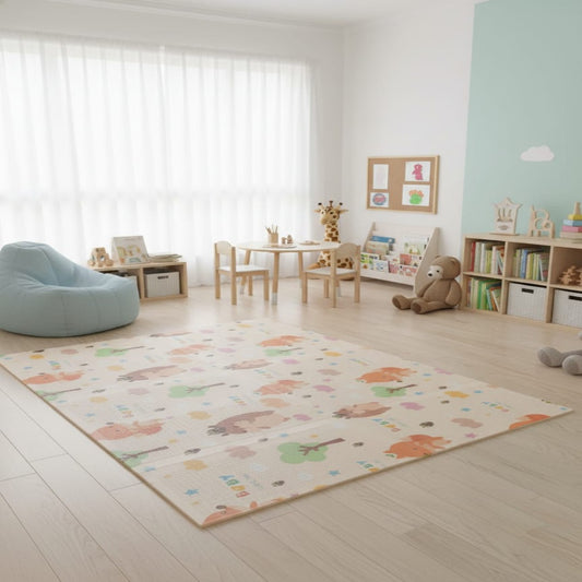 Cute Animal Kids Rugs – Soft Playroom & Nursery Floor Rugs
