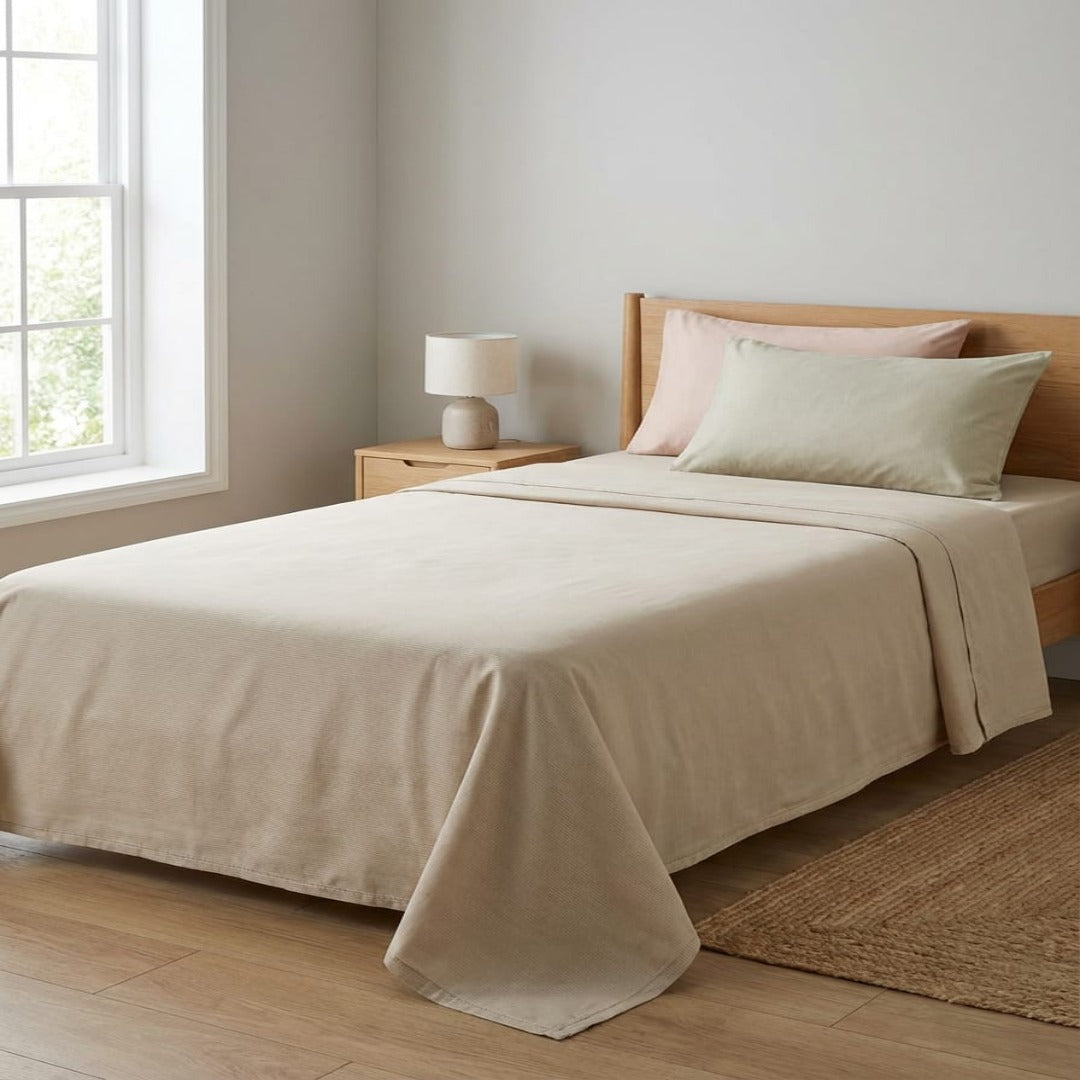 Luxury Cotton Satin Bedsheet Set – Soft, Smooth & Elegant Comfort