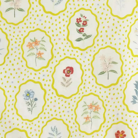 Floral Medallion Printed Cotton Bedsheet Set with Pillow Covers