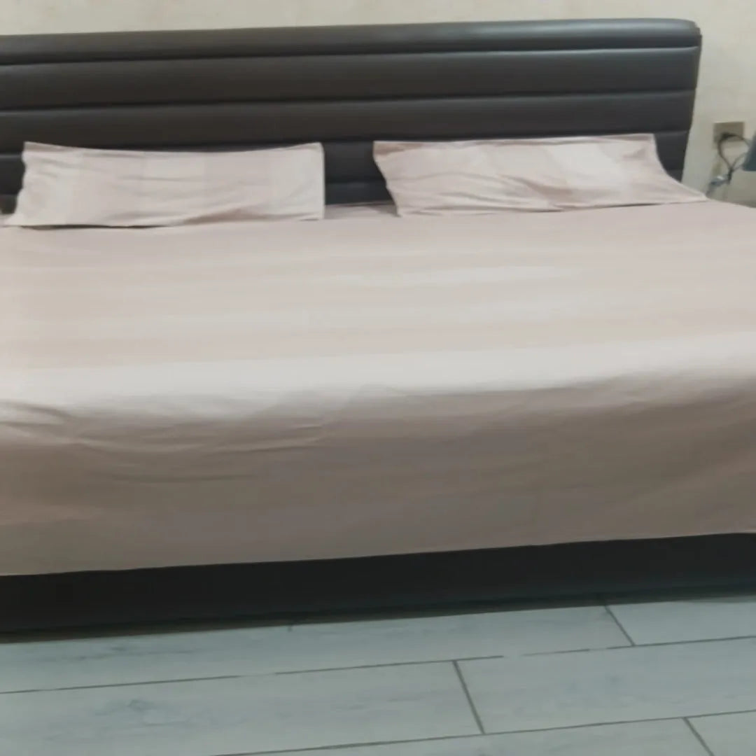 Solid Blush Pink Cotton Sateen Bedsheet Set – Smooth, Minimal & Premium Comfort