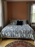 Black & White Zebra Print Bedsheet – Bold, Modern & Stylish Bedding