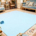 Light Blue Solid Rug – Soft, Elegant & Minimal Floor Decor 3*5