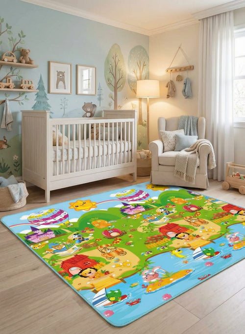Colorful Educational Kids Play Mat with Soft Padded Comfort