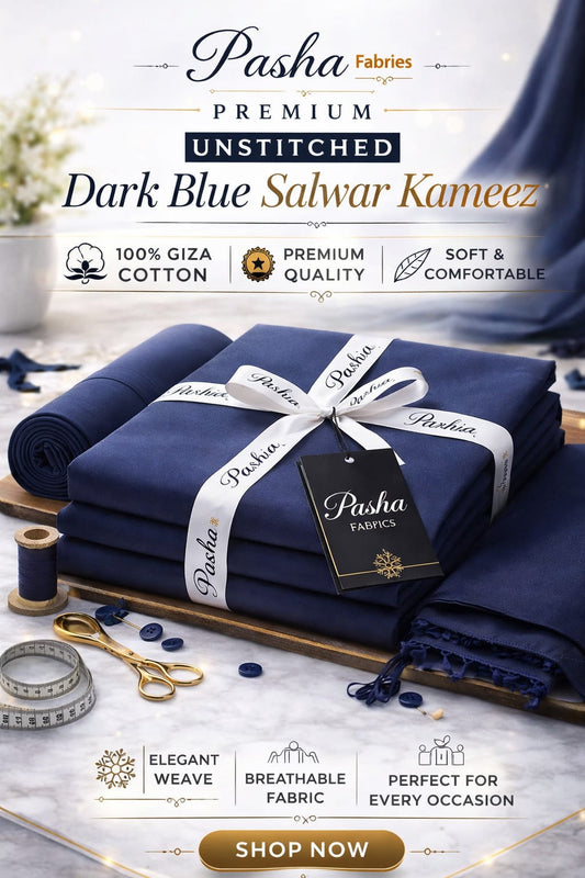 Pasha Premium Unstitched Cotton Suit