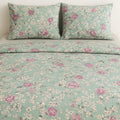 Floral Garden Cotton Bedsheet Set – Soft, Elegant & Premium Comfort